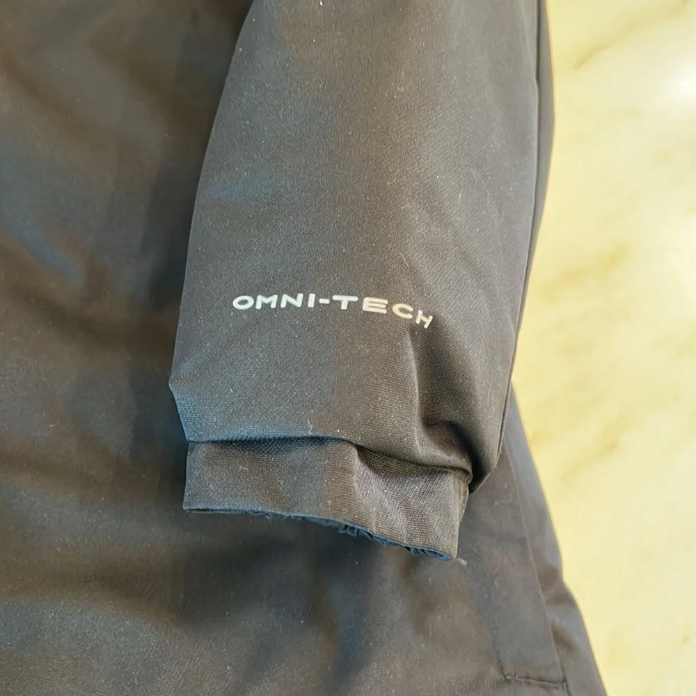 Columbia Black Omni tech youth large 14 16 insulated jacket winter ski - Picture 2 of 5
